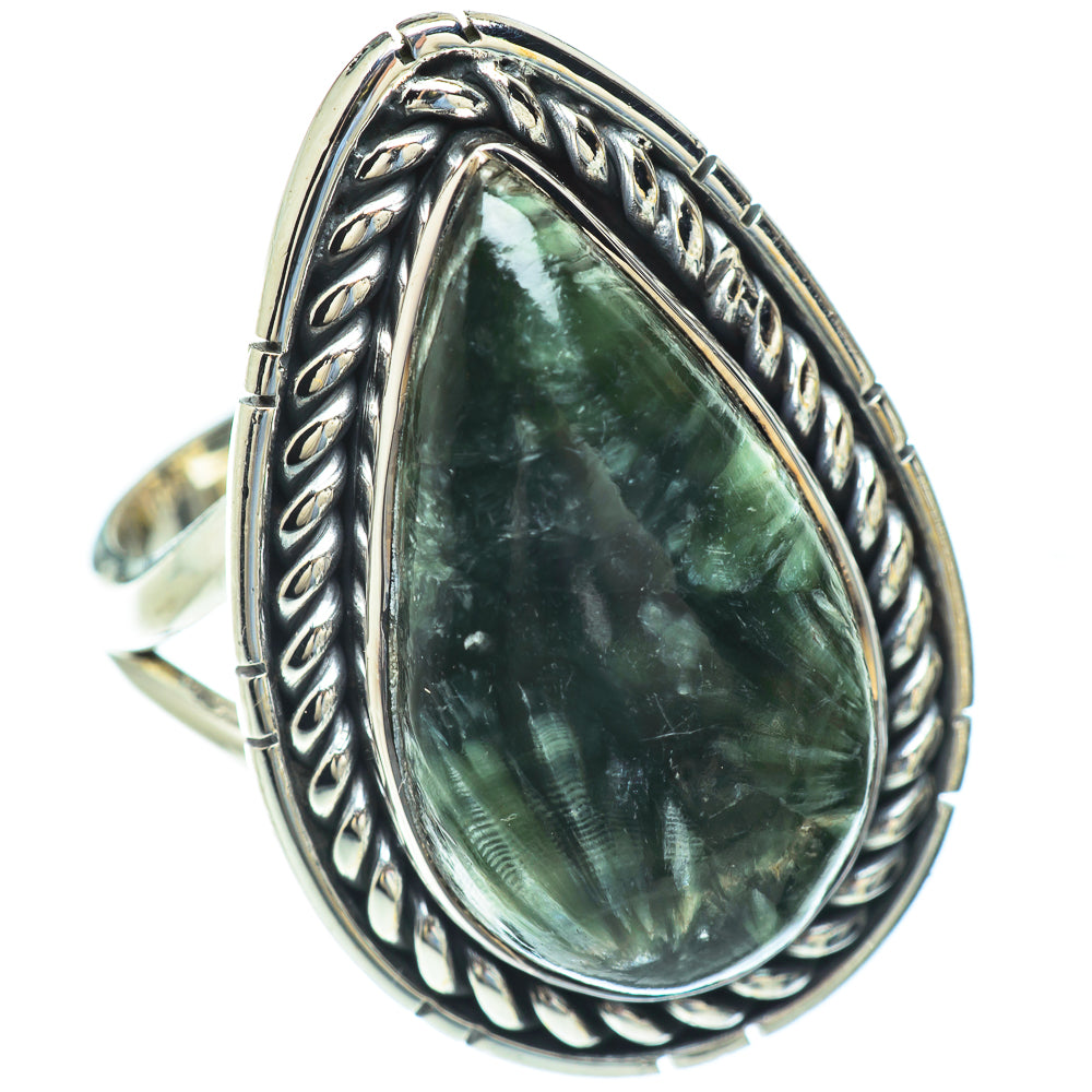 Seraphinite Rings handcrafted by Anasilvercos - RING56827