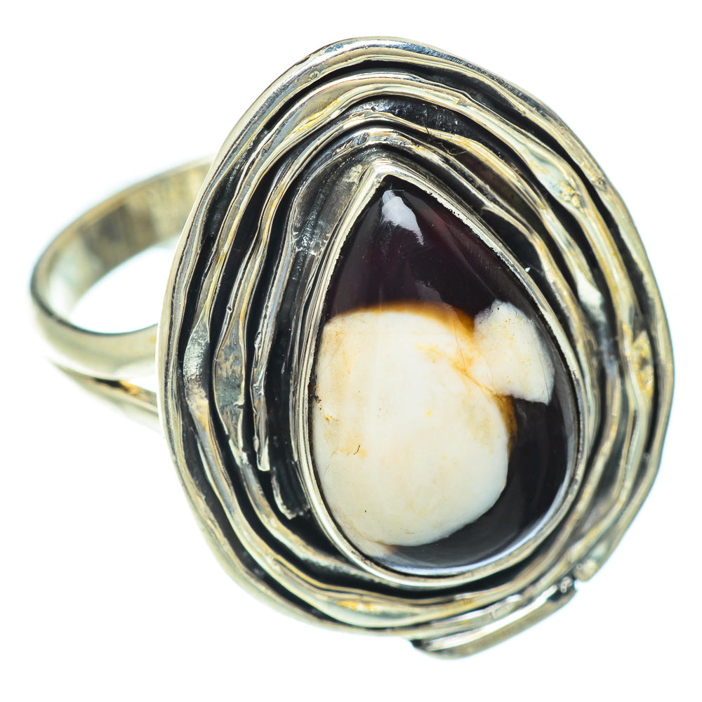Peanut Wood Jasper Rings handcrafted by Anasilvercos - RING56831