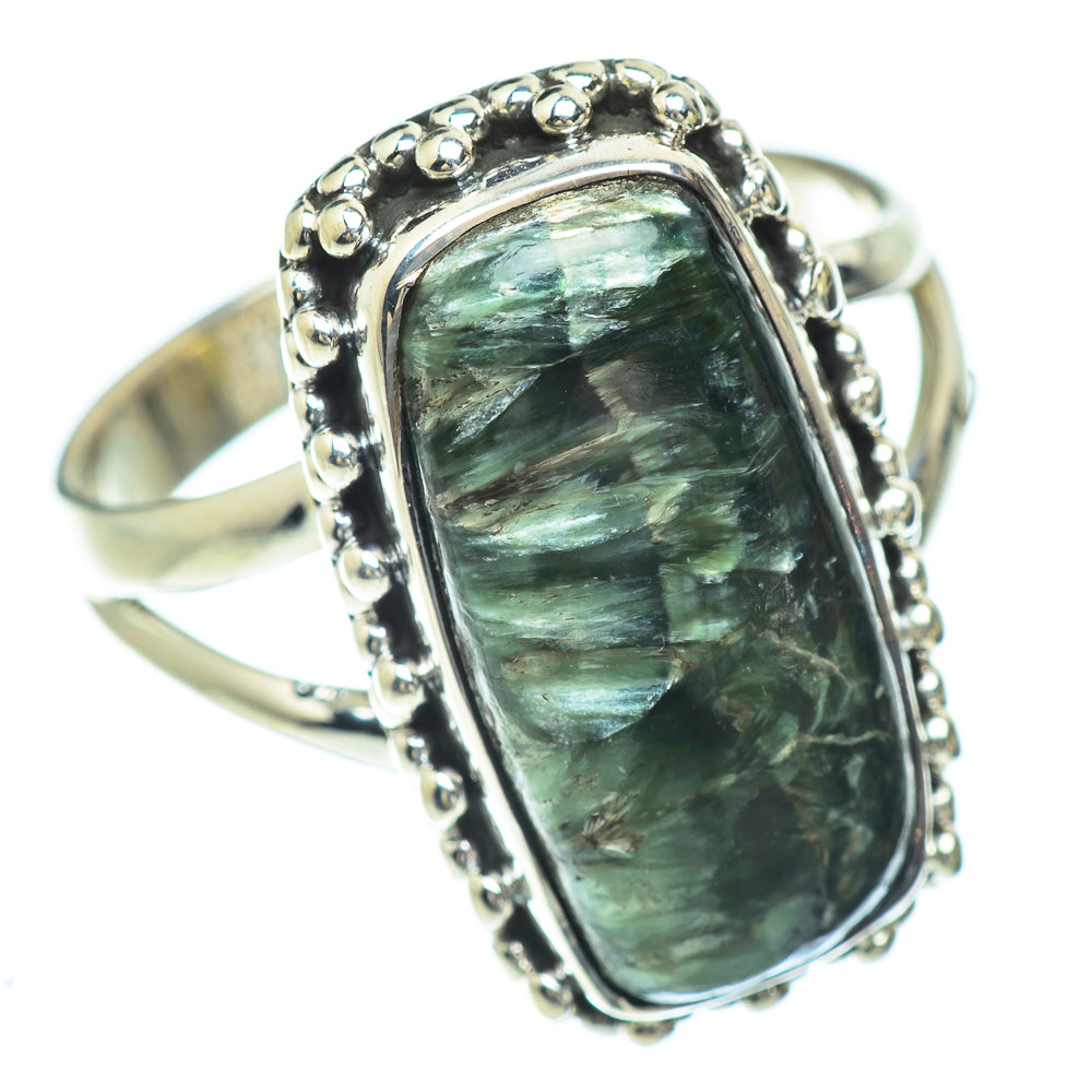 Seraphinite Rings handcrafted by Anasilvercos - RING56859