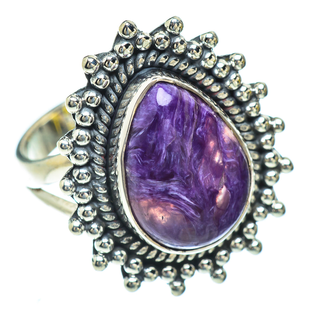 Charoite Rings handcrafted by Anasilvercos - RING56868