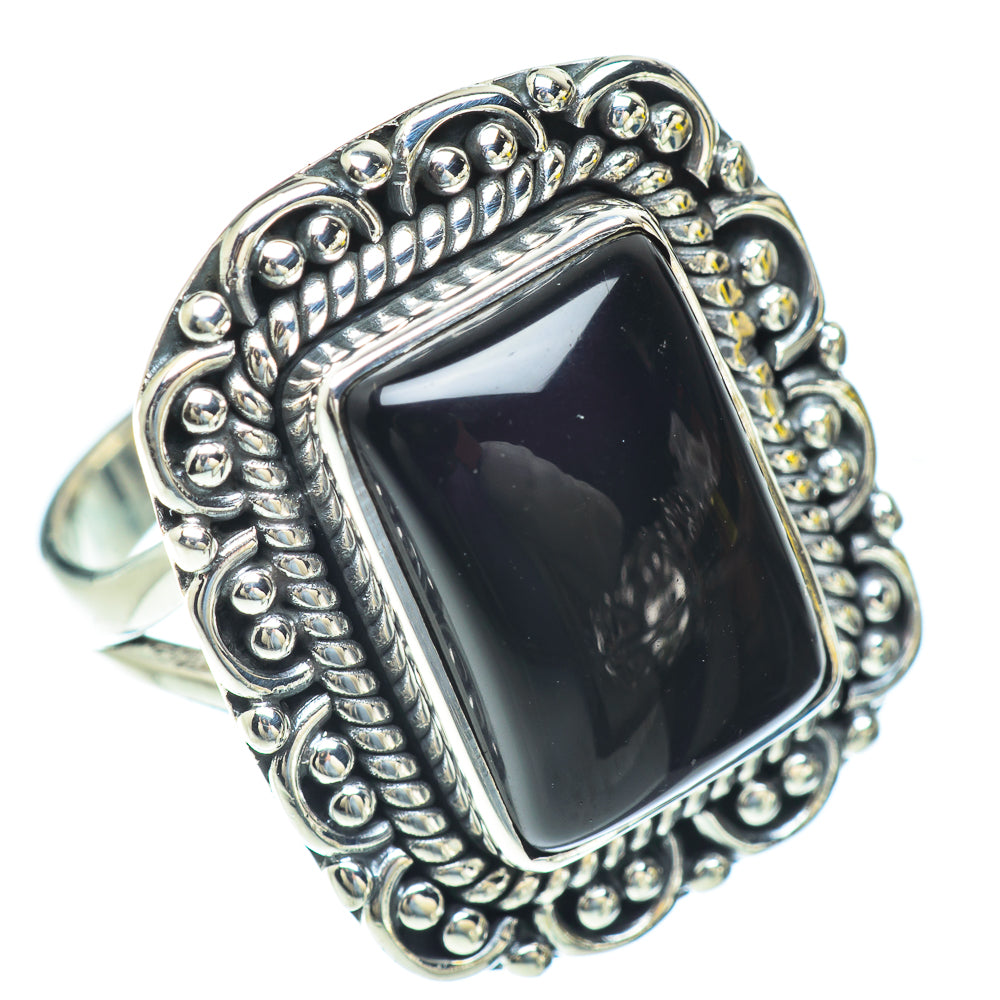 Black Onyx Rings handcrafted by Anasilvercos - RING56870