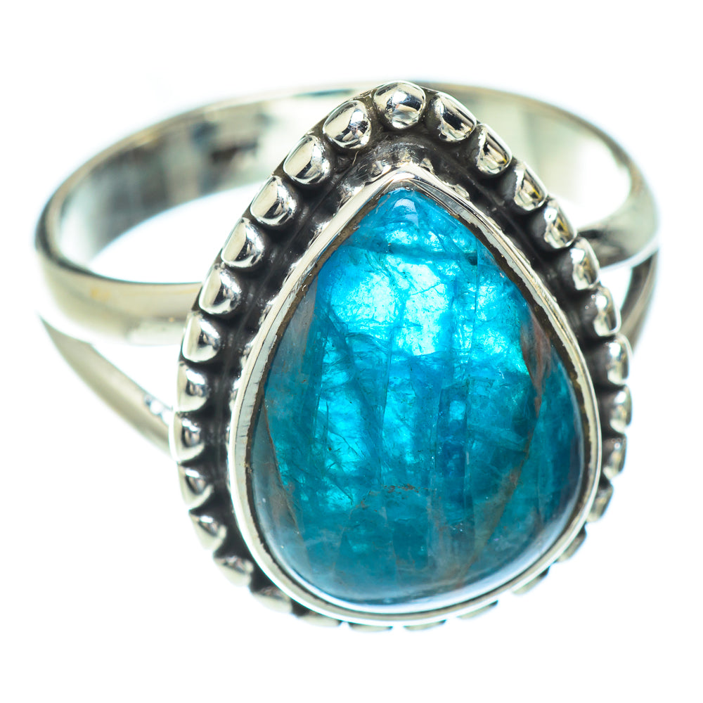 Chrysocolla In Quartz Rings handcrafted by Anasilvercos - RING56877