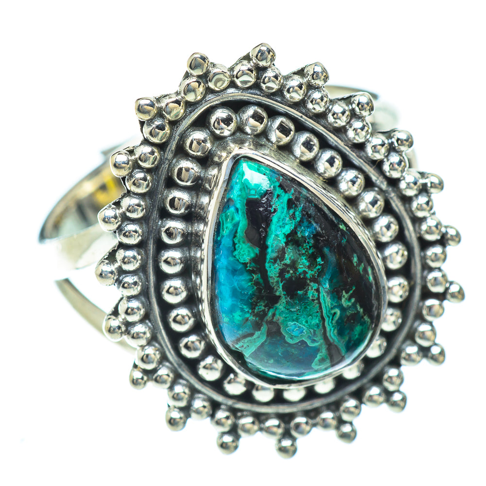 Tibetan Turquoise Rings handcrafted by Anasilvercos - RING56880