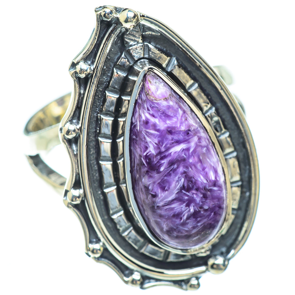 Charoite Rings handcrafted by Anasilvercos - RING56887