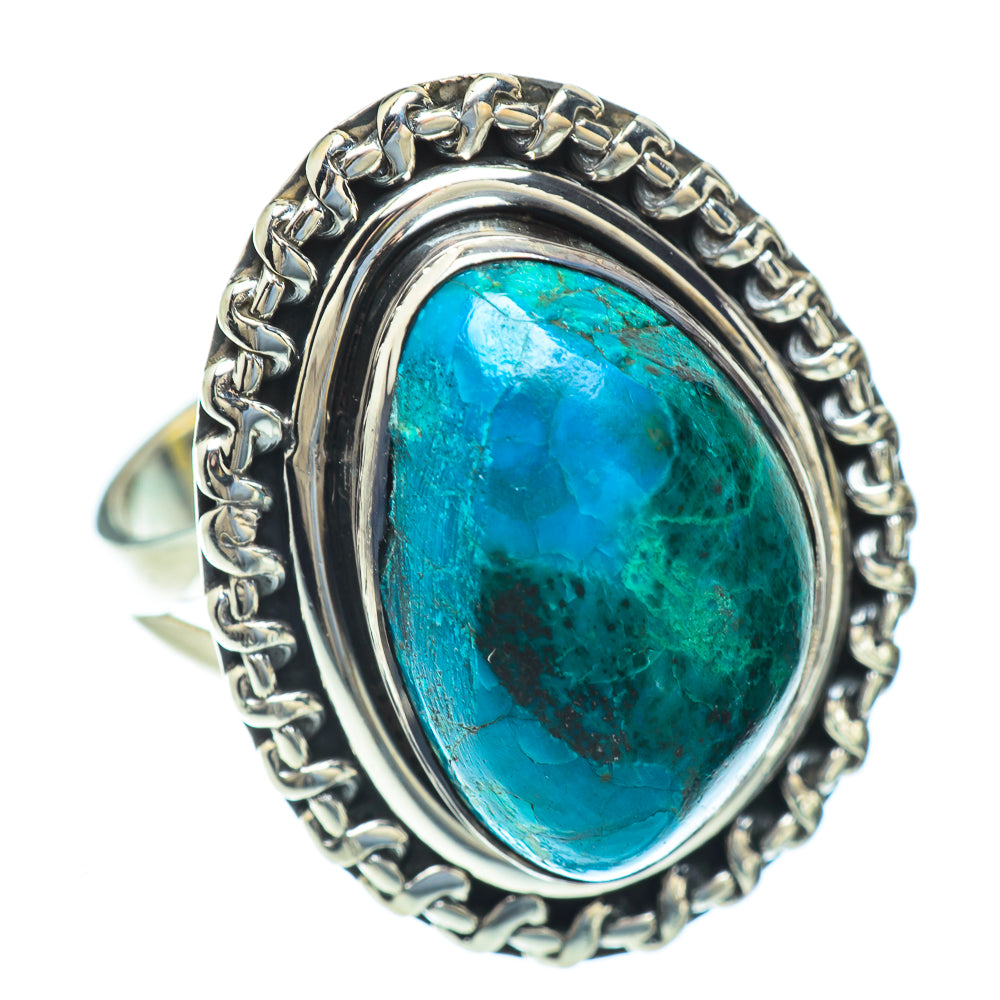 Chrysocolla Rings handcrafted by Anasilvercos - RING56894