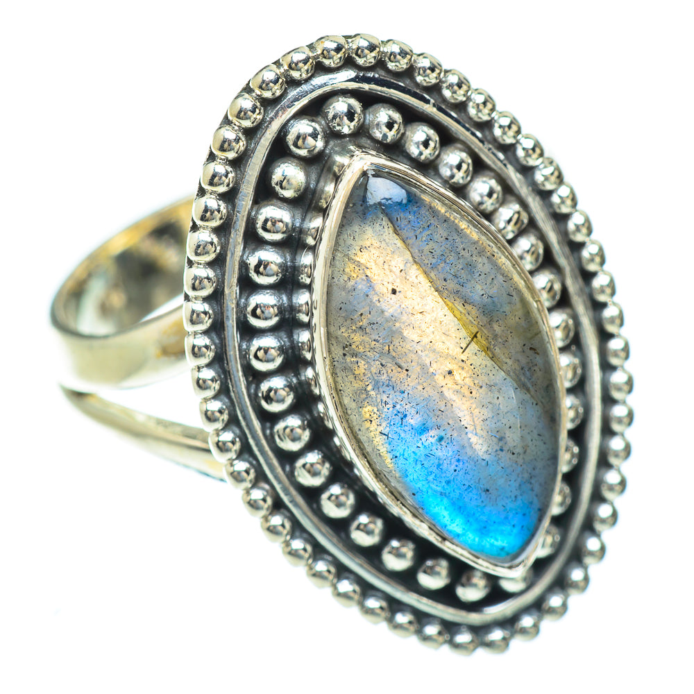 Labradorite Rings handcrafted by Anasilvercos - RING56896