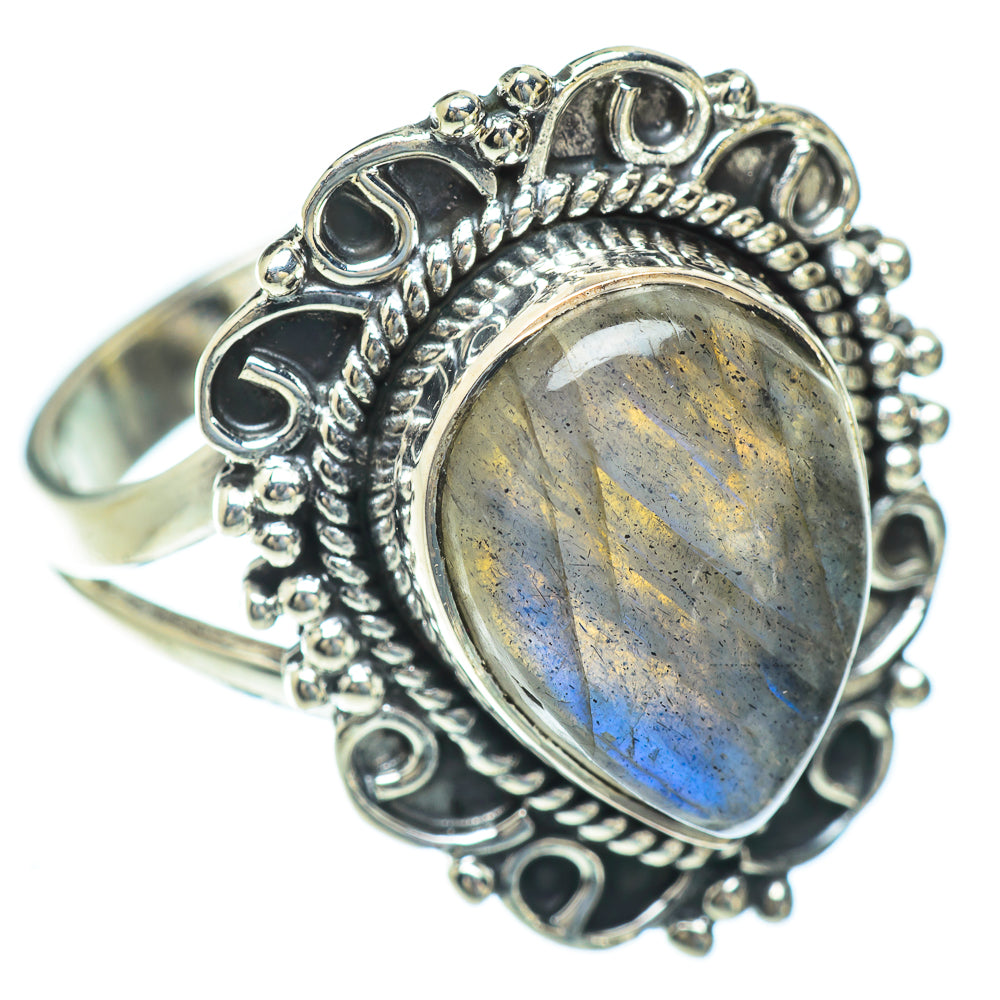 Labradorite Rings handcrafted by Anasilvercos - RING56898