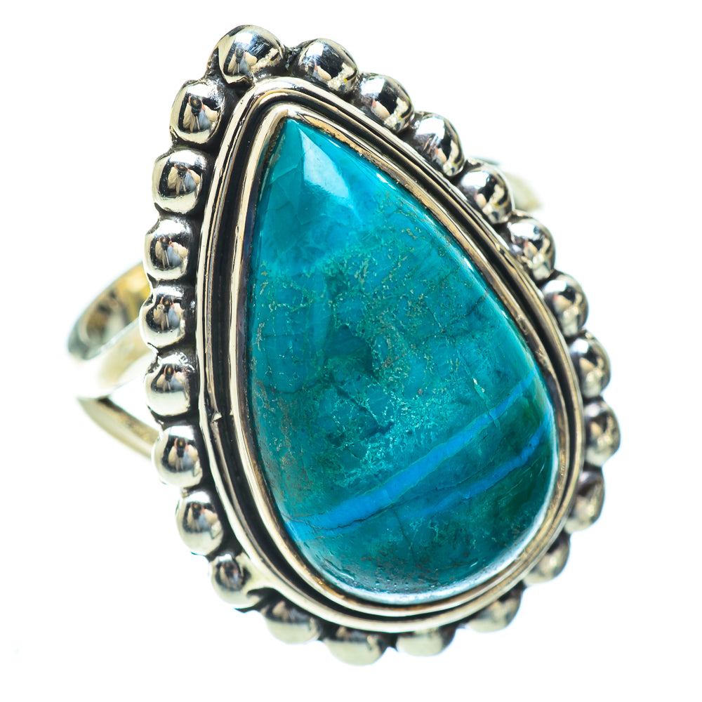 Chrysocolla Rings handcrafted by Anasilvercos - RING56907