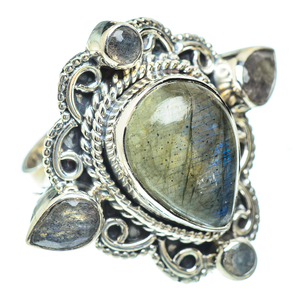 Labradorite Rings handcrafted by Anasilvercos - RING56908