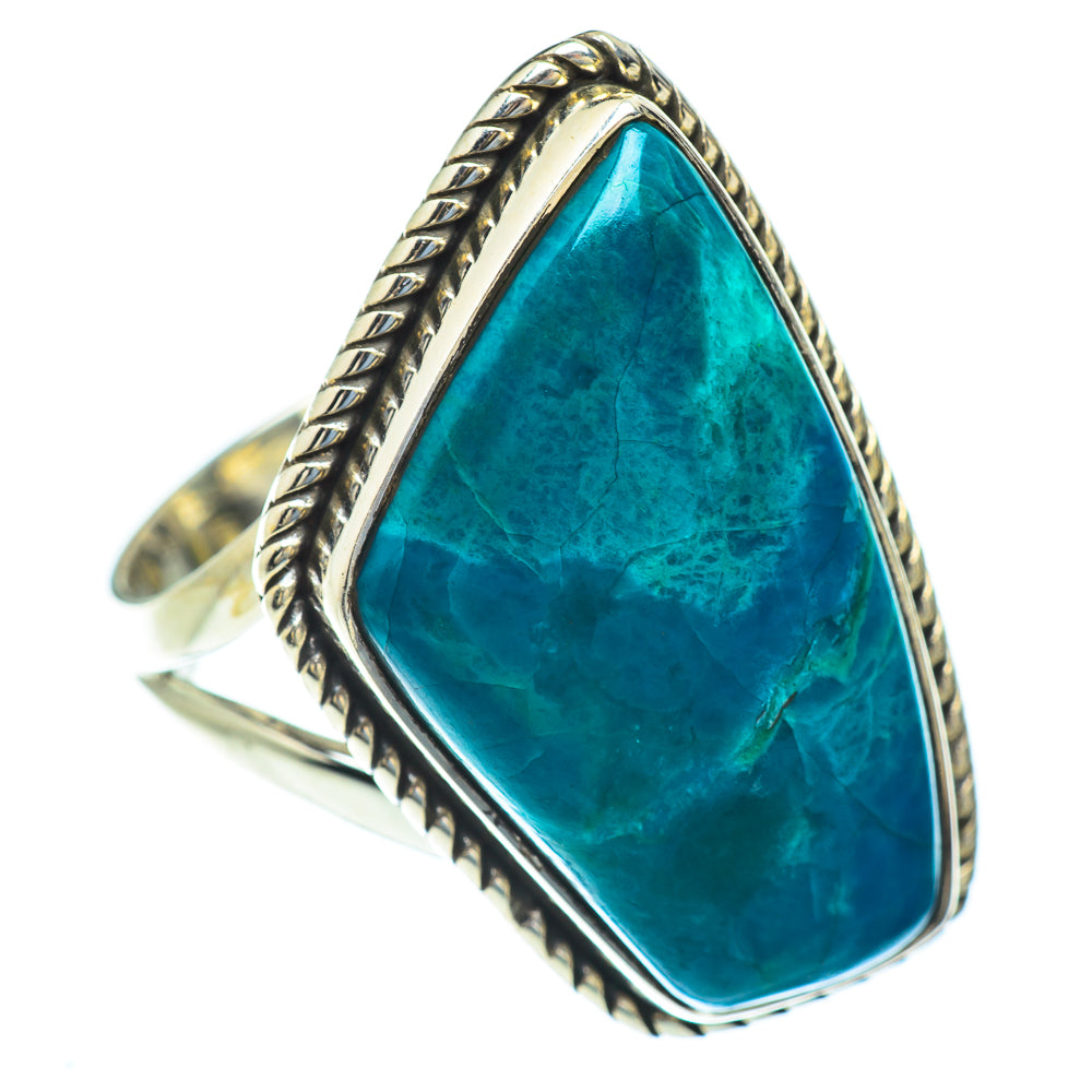 Chrysocolla Rings handcrafted by Anasilvercos - RING56923