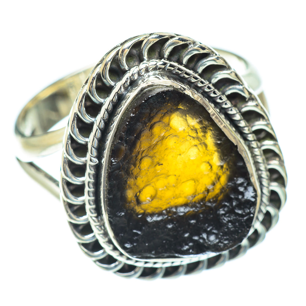 Tektite Rings handcrafted by Anasilvercos - RING56928