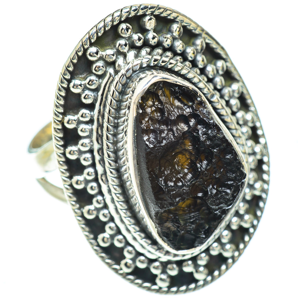 Tektite Rings handcrafted by Anasilvercos - RING56938