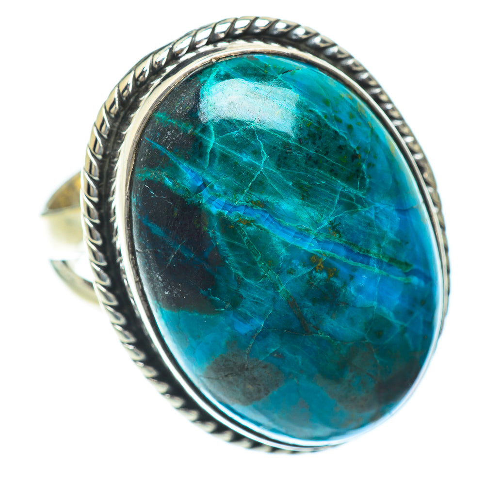 Chrysocolla Rings handcrafted by Anasilvercos - RING56943