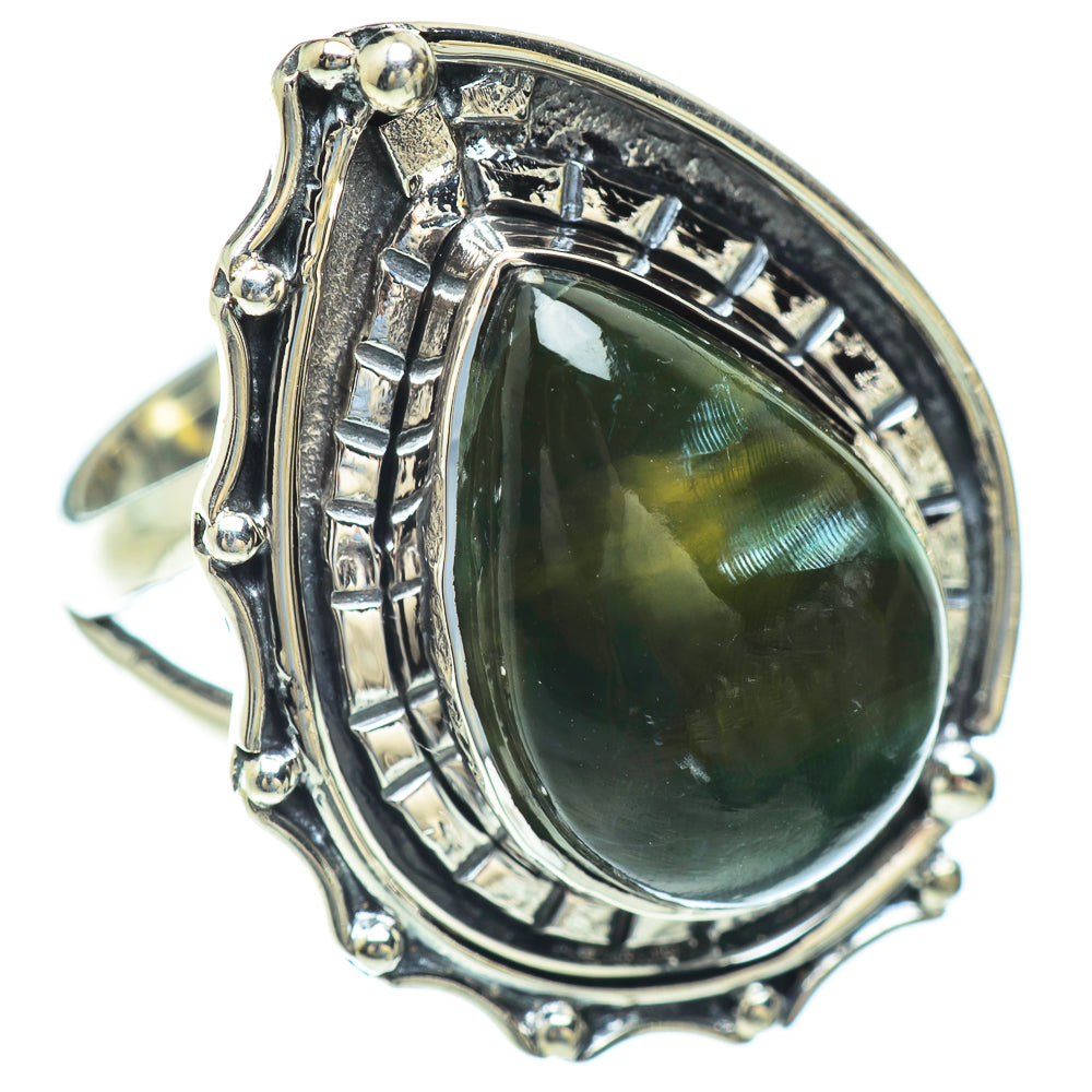 Seraphinite Rings handcrafted by Anasilvercos - RING56948