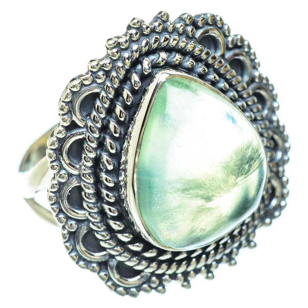 Prehnite Rings handcrafted by Anasilvercos - RING56949