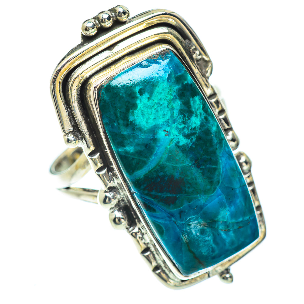 Chrysocolla Rings handcrafted by Anasilvercos - RING56968