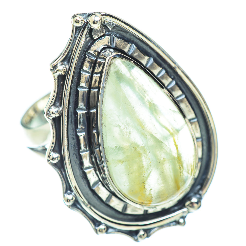 Prehnite Rings handcrafted by Anasilvercos - RING56978
