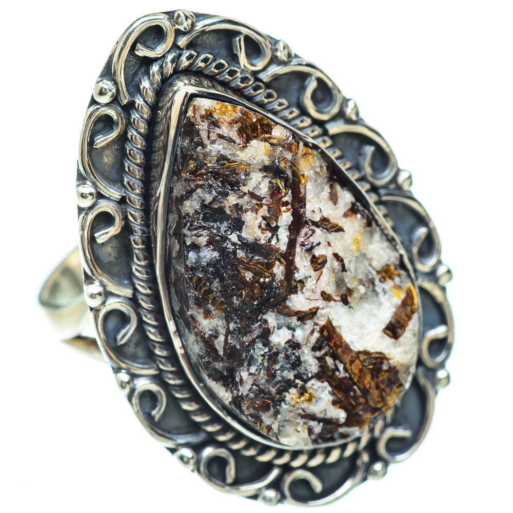 Astrophyllite Rings handcrafted by Anasilvercos - RING56984 - Photo 2