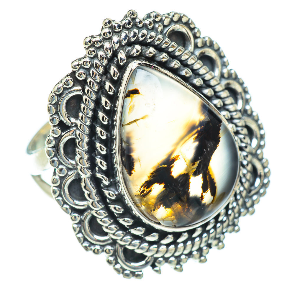 Montana Agate Rings handcrafted by Anasilvercos - RING57026