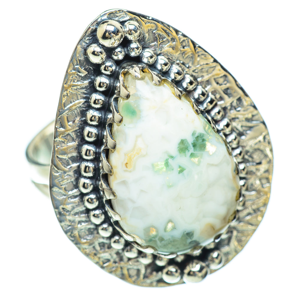 Ocean Jasper Rings handcrafted by Anasilvercos - RING57027