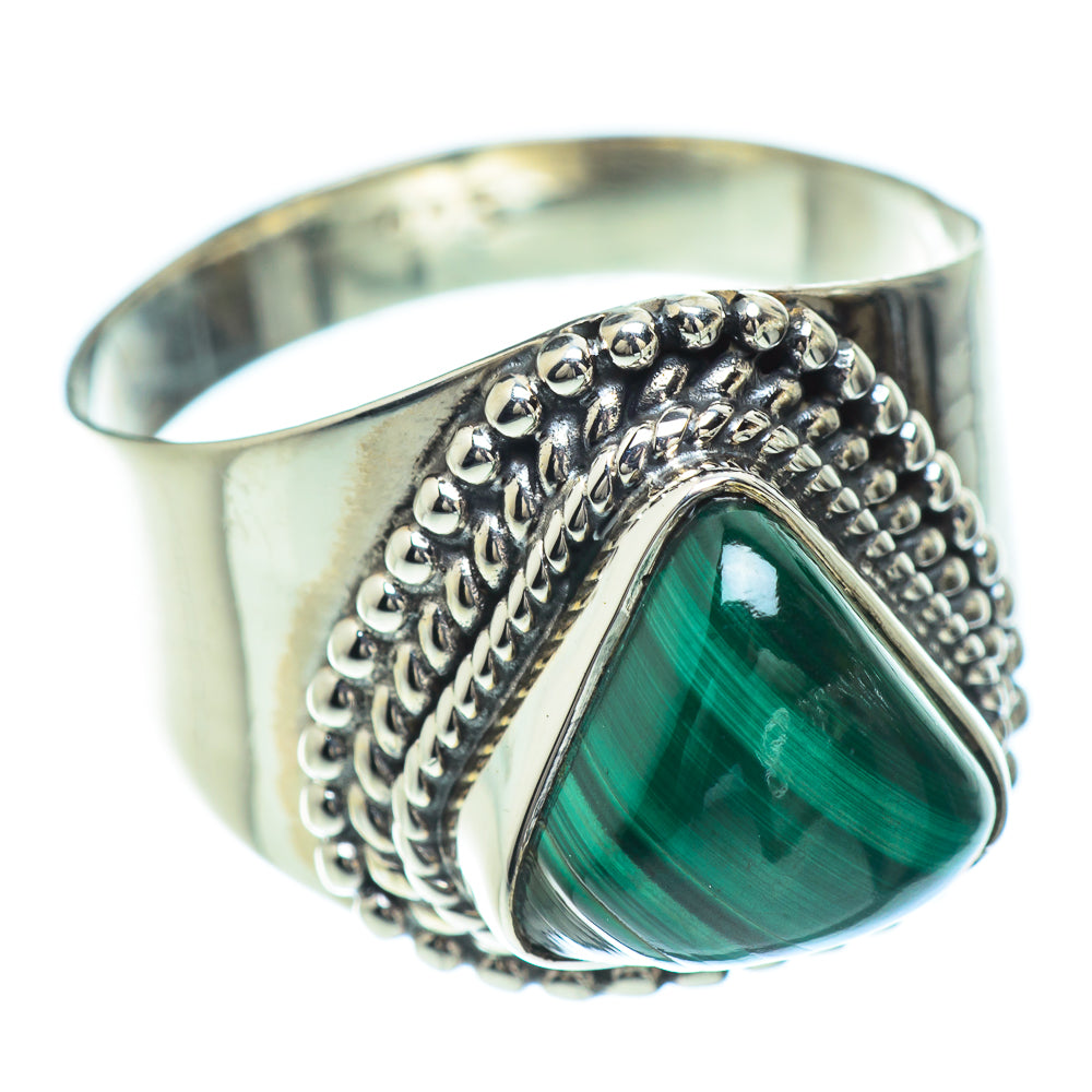 Malachite Rings handcrafted by Anasilvercos - RING57037