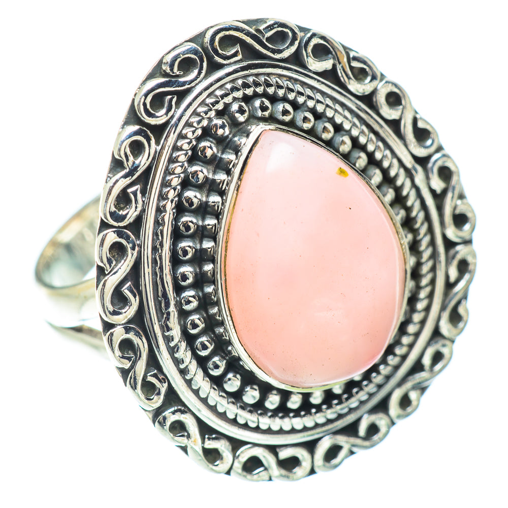 Pink Opal Rings handcrafted by Anasilvercos - RING57071