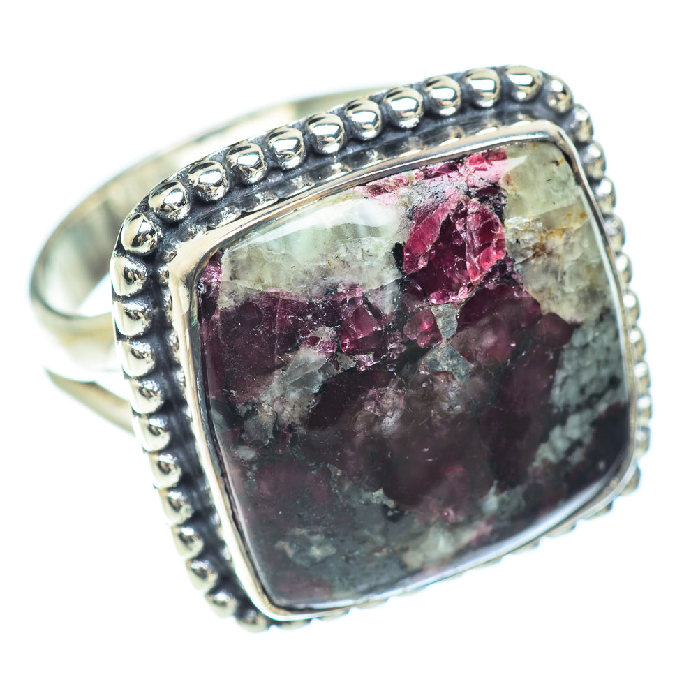 Russian Eudialyte Rings handcrafted by Anasilvercos - RING57073