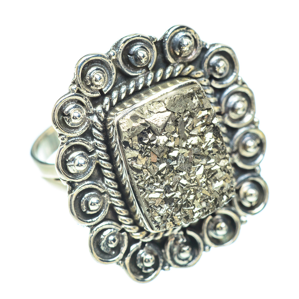 Pyrite Rings handcrafted by Anasilvercos - RING57076