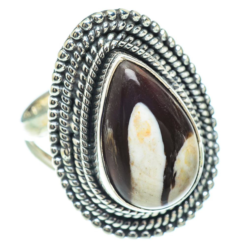 Peanut Wood Jasper Rings handcrafted by Anasilvercos - RING57120