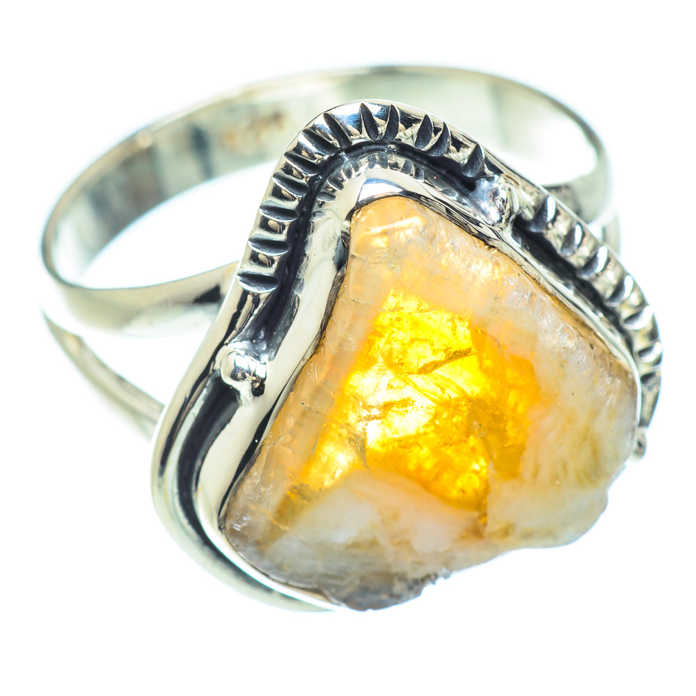 Citrine Rings handcrafted by Anasilvercos - RING57123
