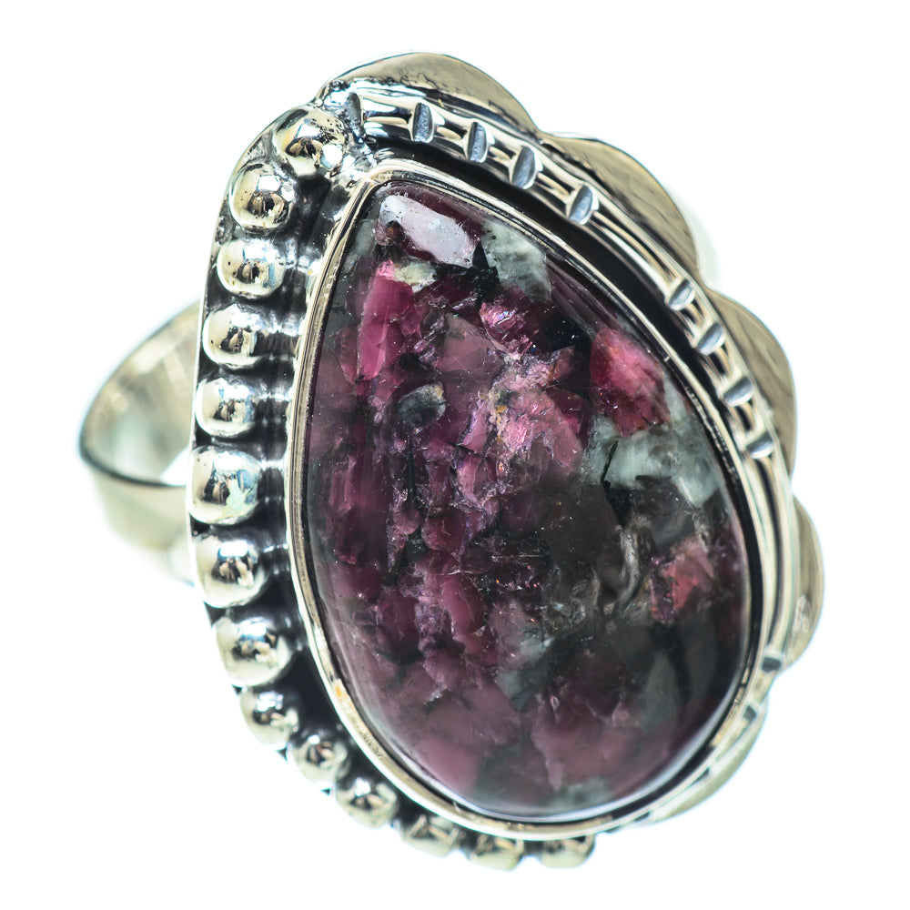 Russian Eudialyte Rings handcrafted by Anasilvercos - RING57127