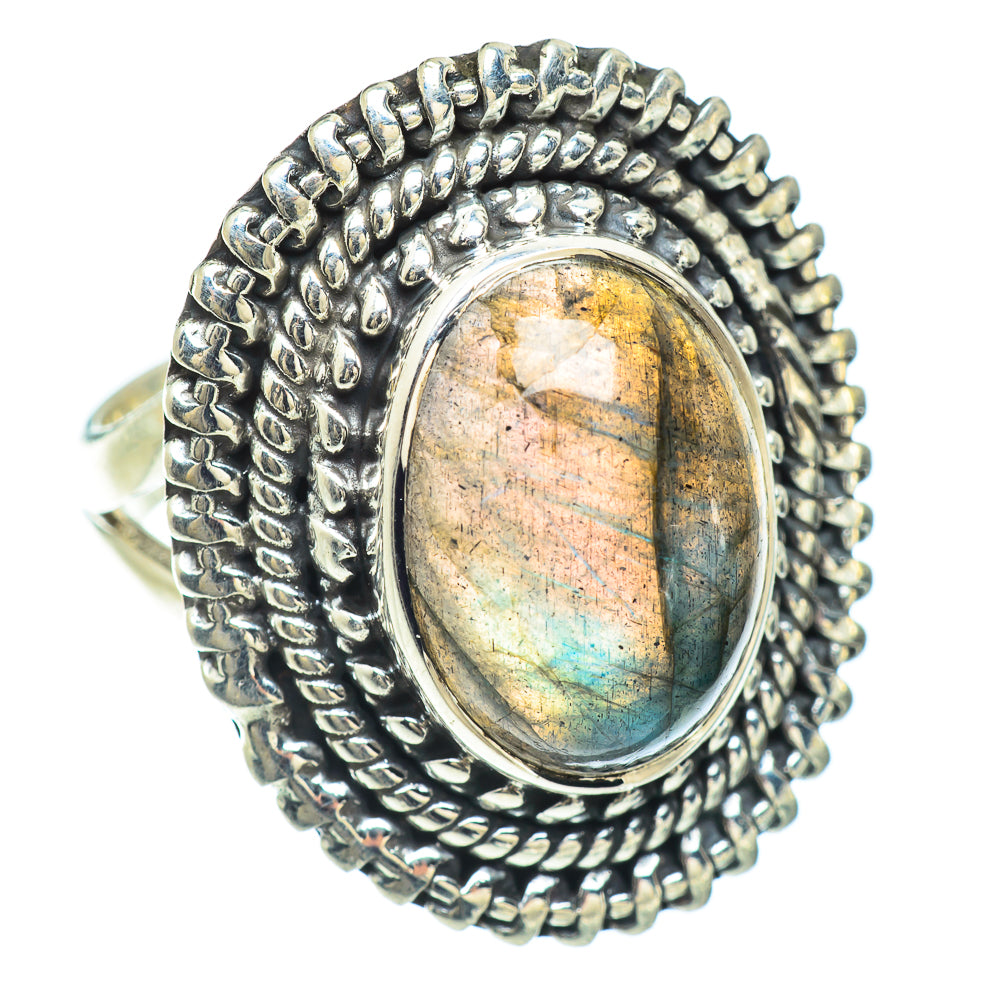 Labradorite Rings handcrafted by Anasilvercos - RING57140