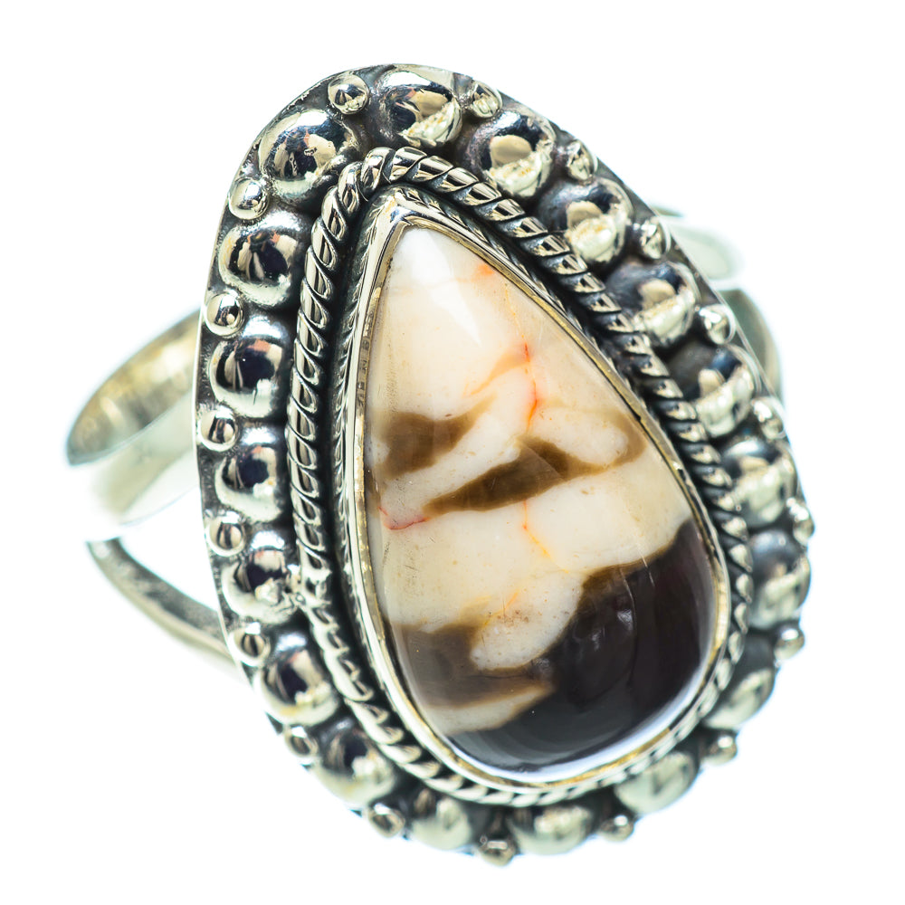 Peanut Wood Jasper Rings handcrafted by Anasilvercos - RING57142