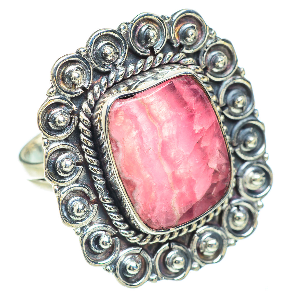 Rhodochrosite Rings handcrafted by Anasilvercos - RING57150
