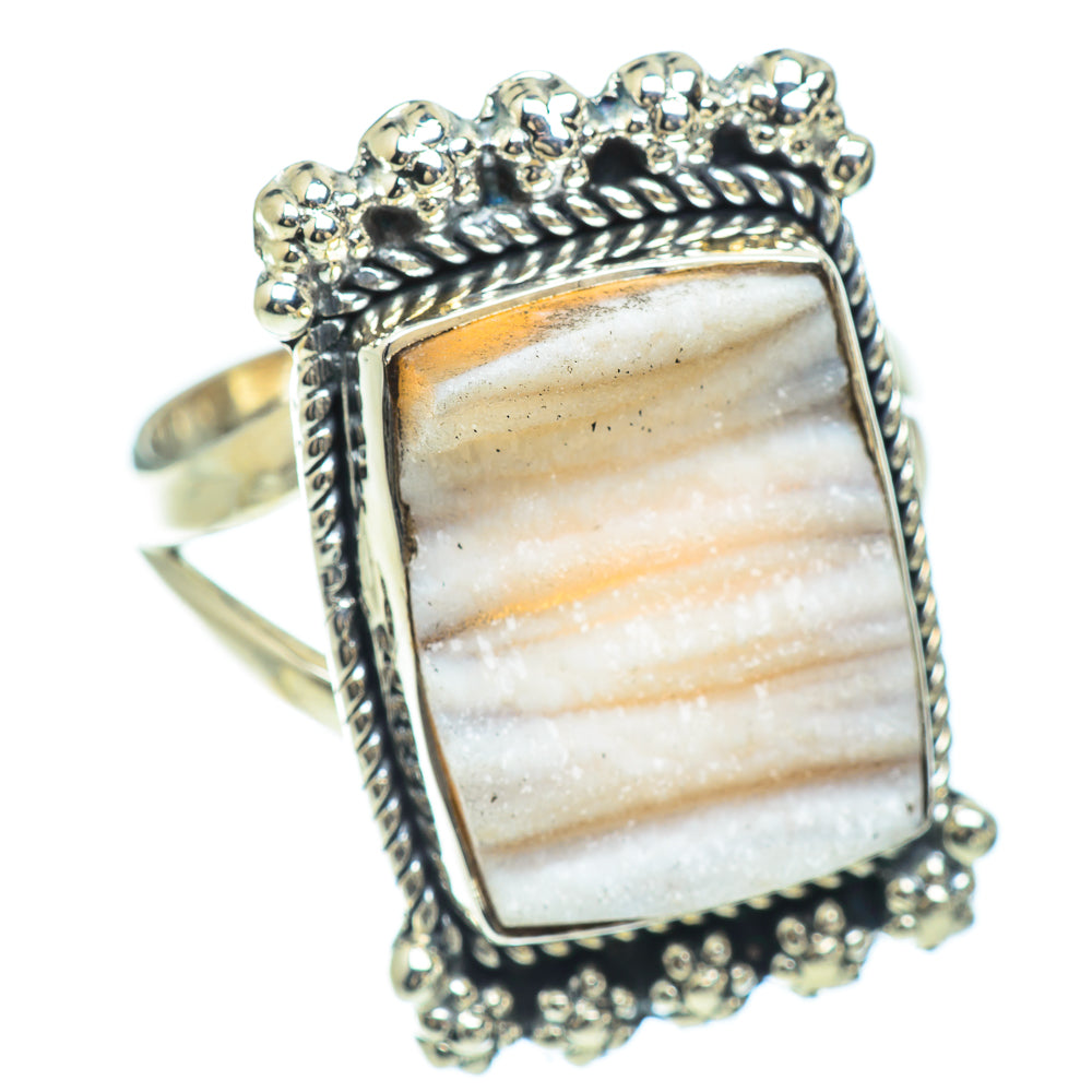 Desert Druzy Rings handcrafted by Anasilvercos - RING57155