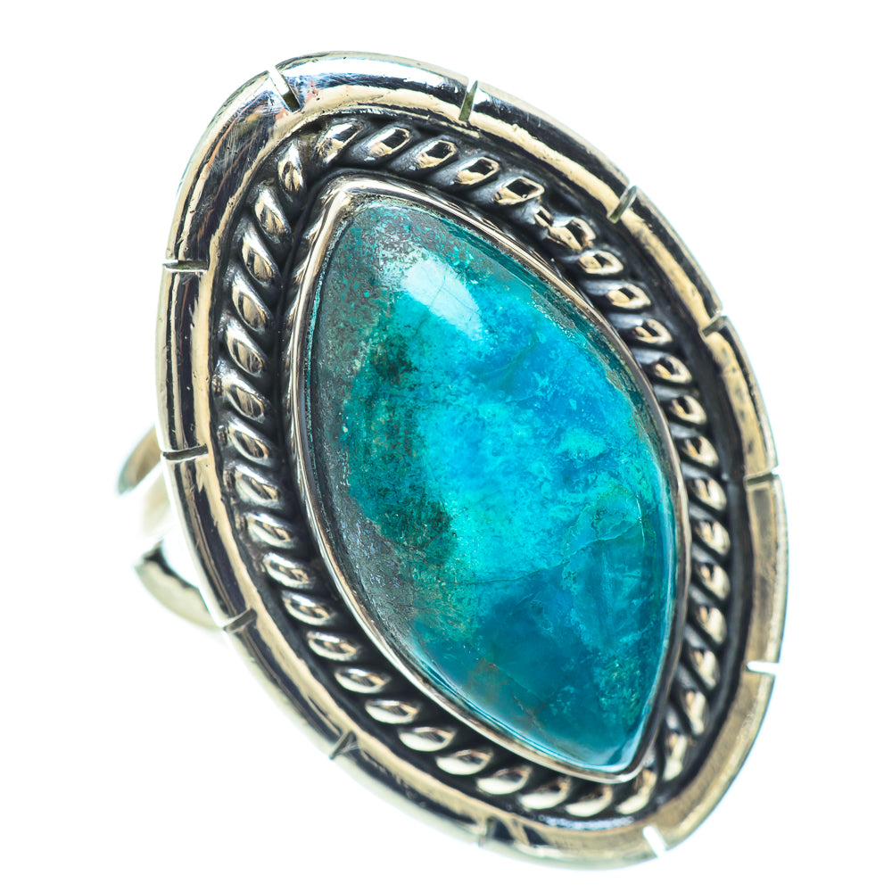 Chrysocolla Rings handcrafted by Anasilvercos - RING57161