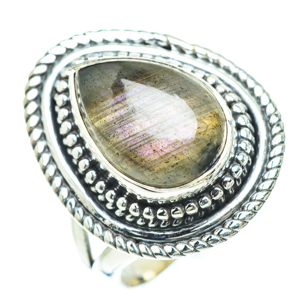Labradorite Rings handcrafted by Anasilvercos - RING57175