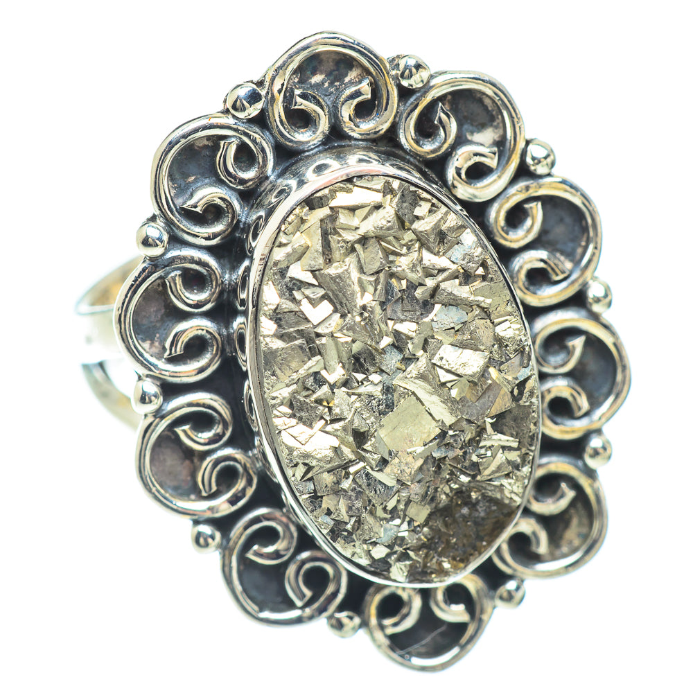 Pyrite Rings handcrafted by Anasilvercos - RING57176
