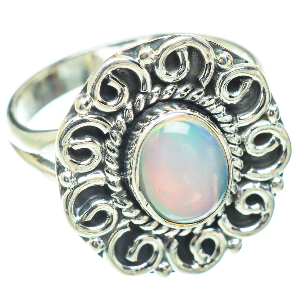Ethiopian Opal Rings handcrafted by Anasilvercos - RING57183