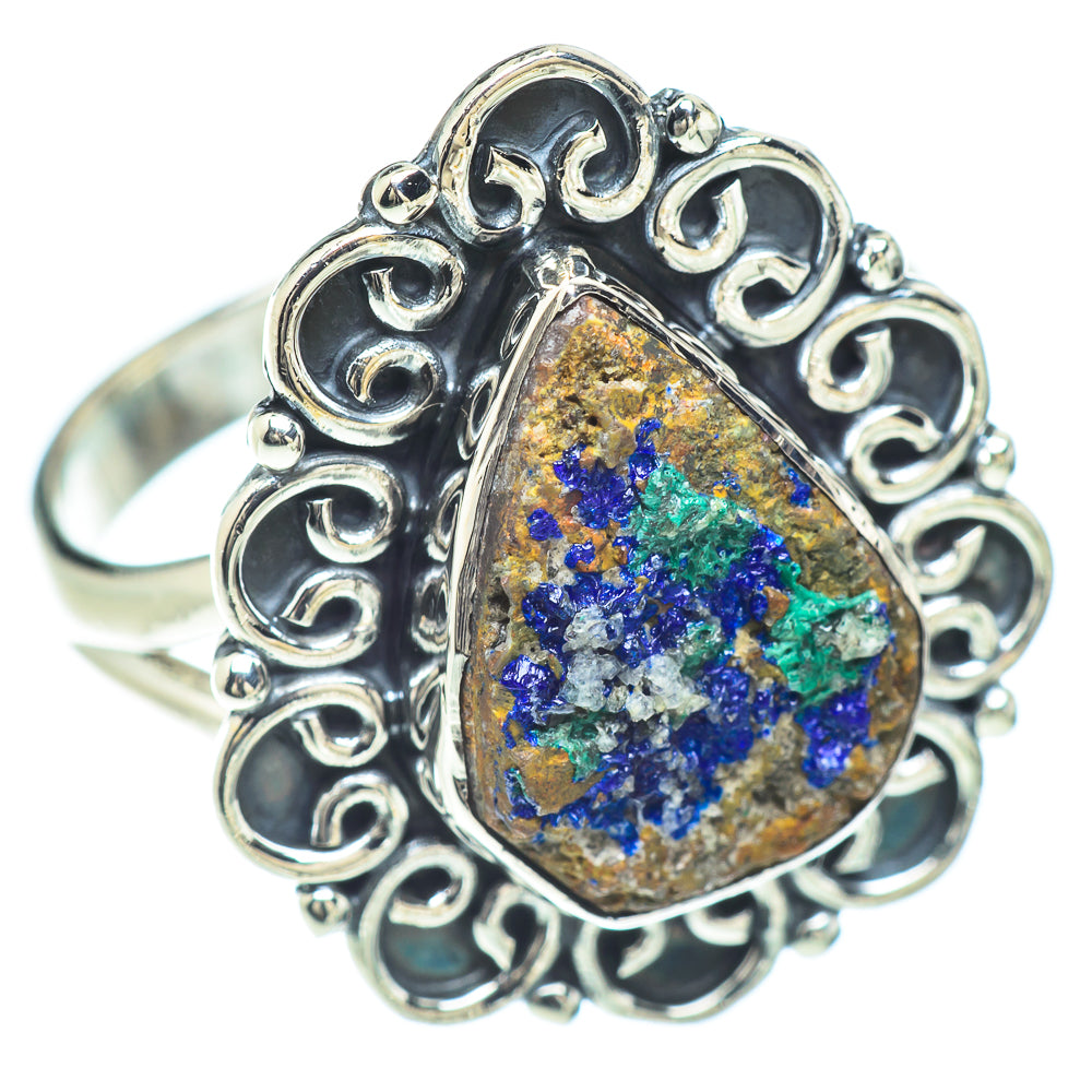 Azurite Rings handcrafted by Anasilvercos - RING57184