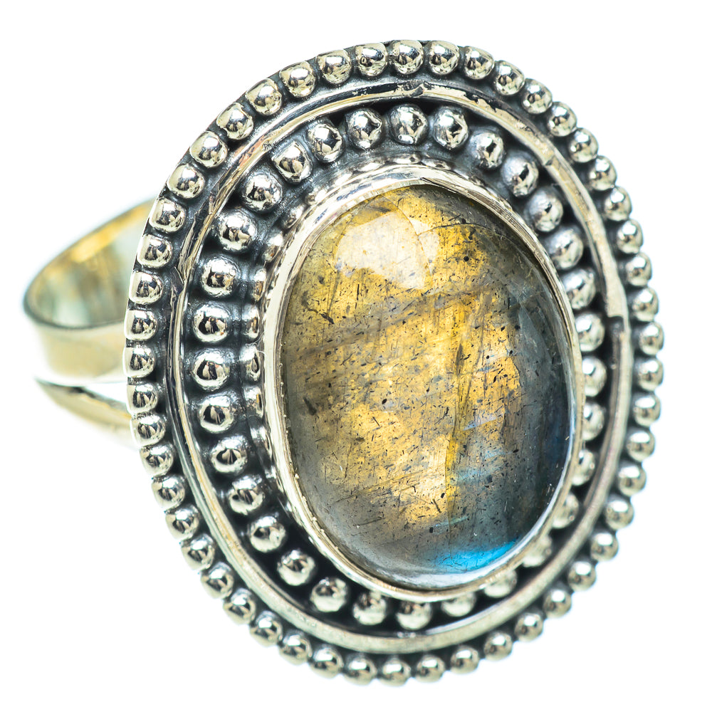 Labradorite Rings handcrafted by Anasilvercos - RING57185