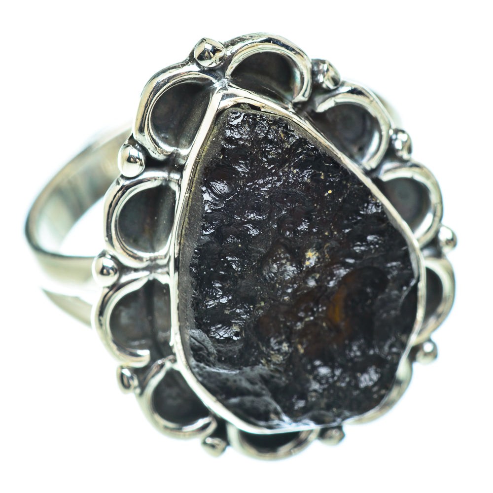 Tektite Rings handcrafted by Anasilvercos - RING57198