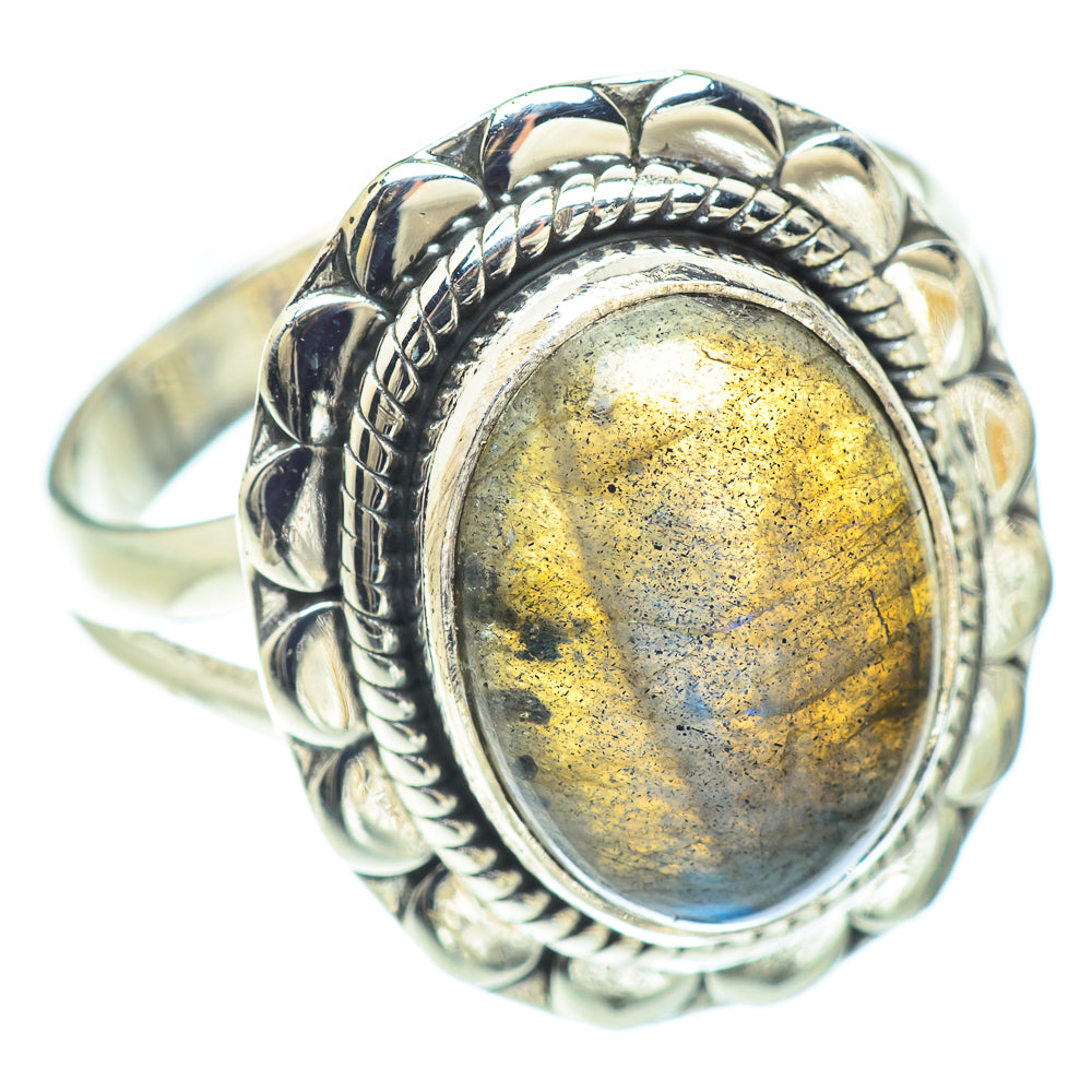 Labradorite Rings handcrafted by Anasilvercos - RING57204
