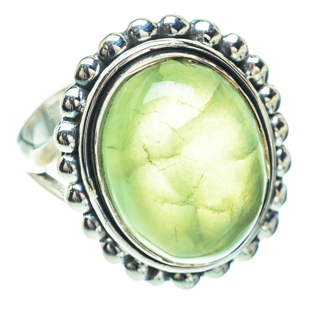 Prehnite Rings handcrafted by Anasilvercos - RING57208