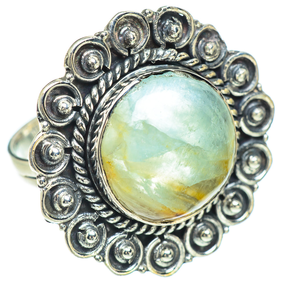 Aquamarine Rings handcrafted by Anasilvercos - RING57236