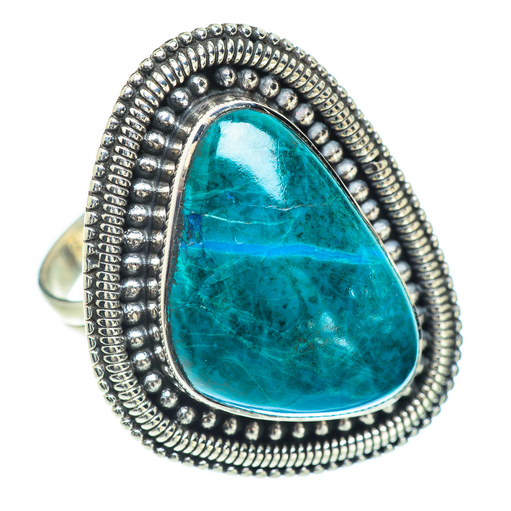 Chrysocolla Rings handcrafted by Anasilvercos - RING57239