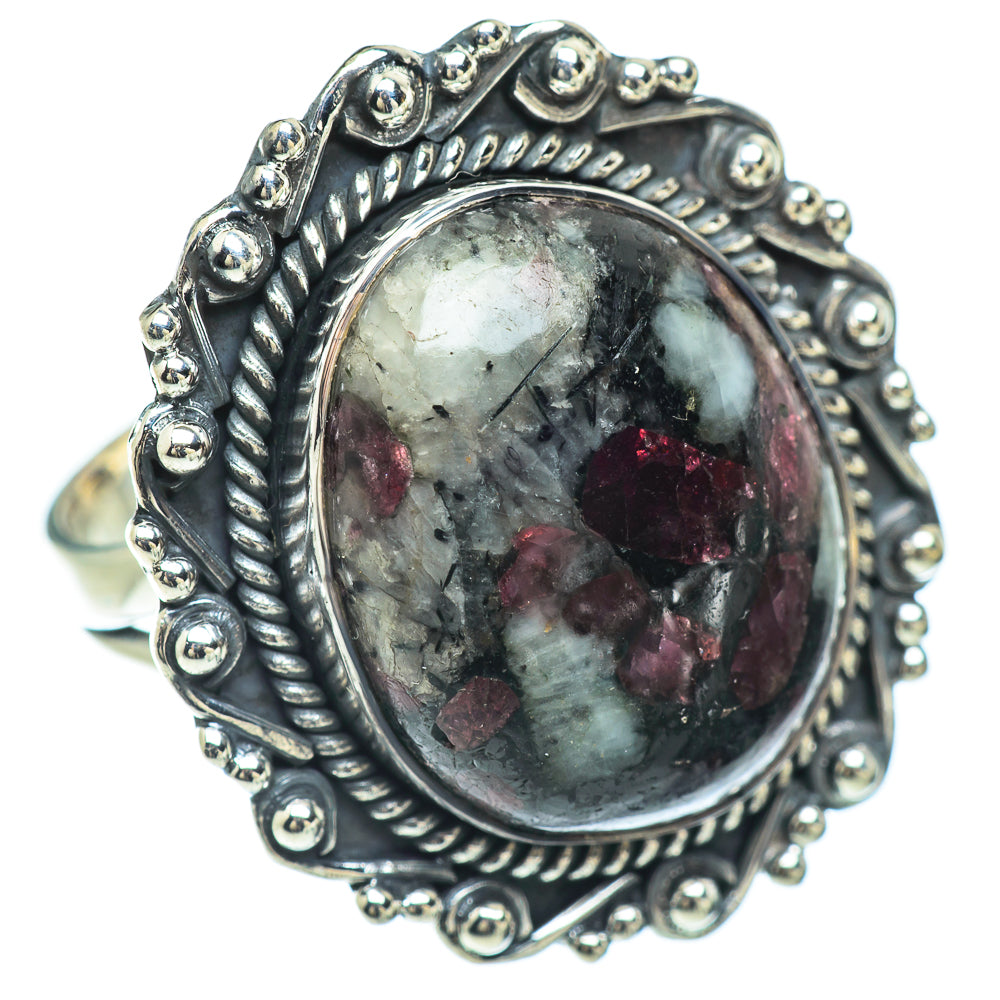 Russian Eudialyte Rings handcrafted by Anasilvercos - RING57296