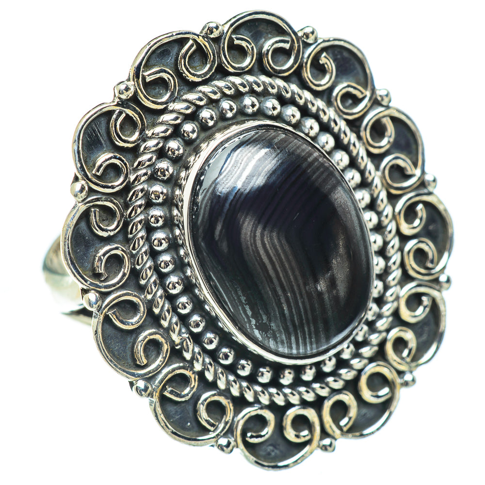 Psilomelane Rings handcrafted by Anasilvercos - RING57298 - Photo 2