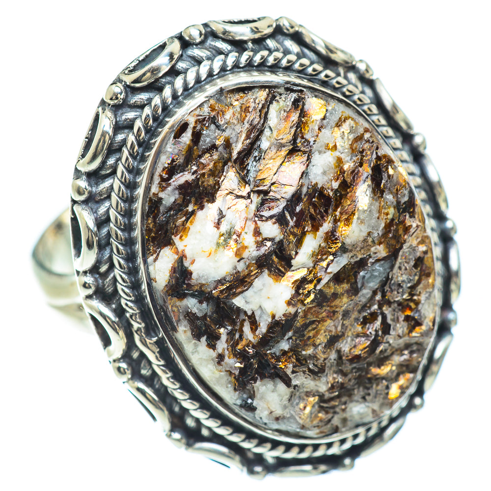 Astrophyllite Rings handcrafted by Anasilvercos - RING57320