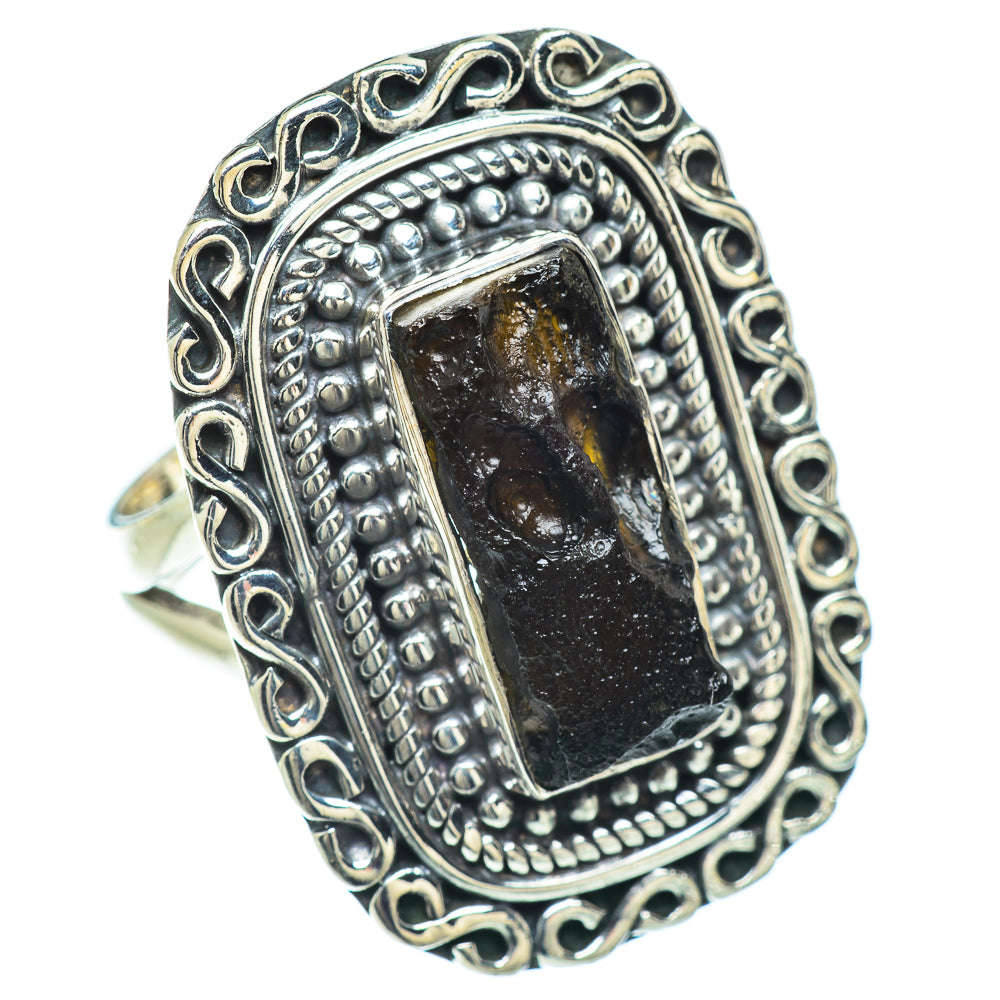 Tektite Rings handcrafted by Anasilvercos - RING57329